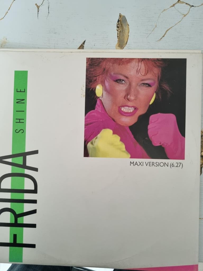 Frida shine maxi singel Vinyl abba, Ophalen of Verzenden, Zo goed als nieuw, 12 inch