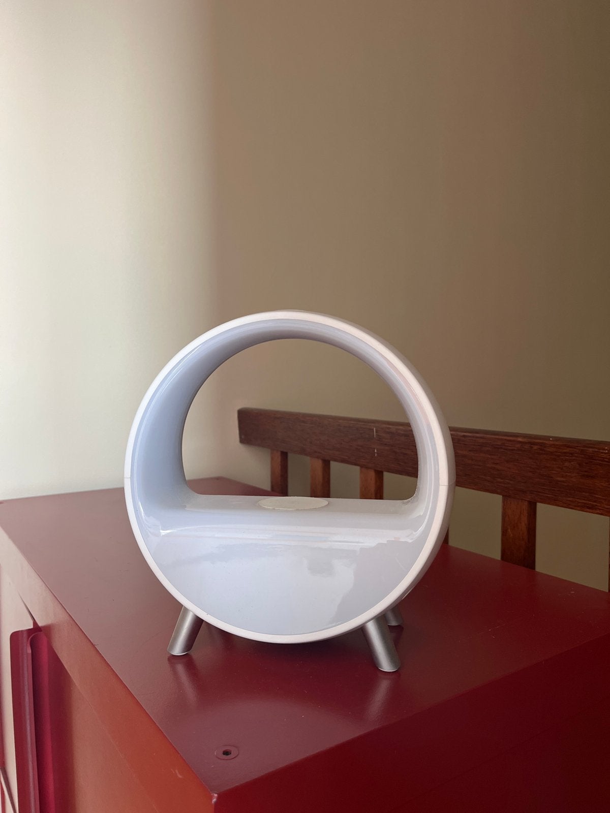 Wake up light: wekker met lamp en Bluetooth Speaker, Ophalen, Kunststof, Zo goed als nieuw, Modern