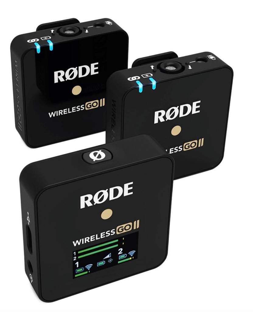 RØDE Wireless GO II microfoons, Ophalen of Verzenden, Zo goed als nieuw, Overige typen