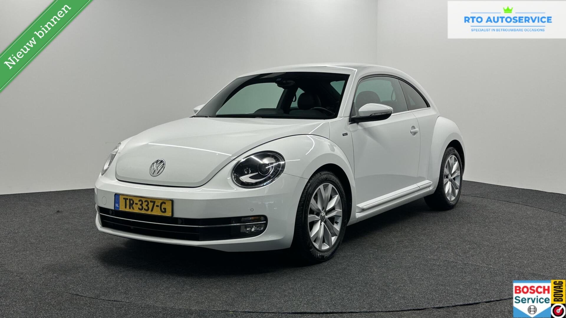 Volkswagen Beetle 1.2 TSI Exclusive Series LEER NAVI CRUISE, Auto's, Voorwielaandrijving, Gebruikt, 4 cilinders, Met garantie (alle)