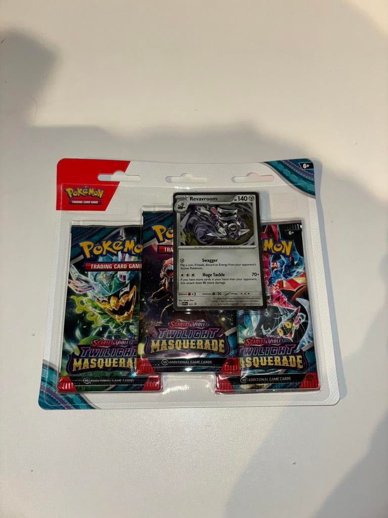 Twilight masquerade Revaroom 3-Pack Blister Sealed / Nieuw, Ophalen of Verzenden, Nieuw, Booster, Foil