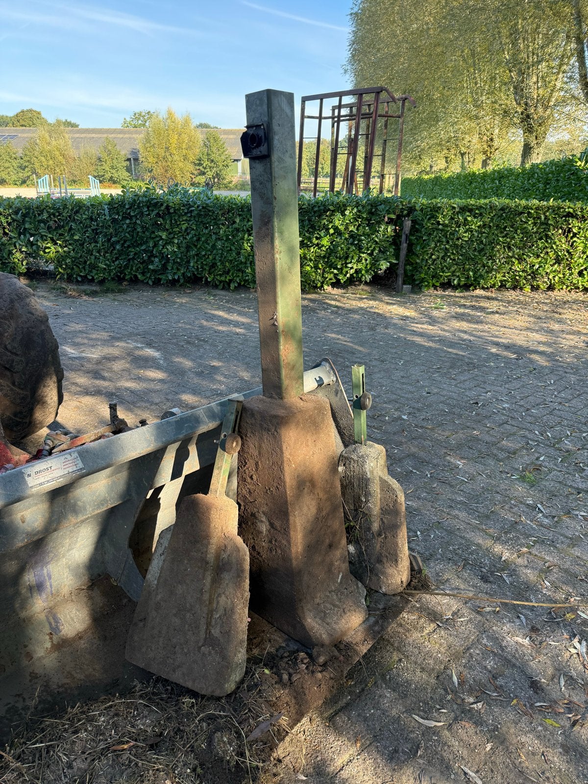 palen elektrische poort, Tuin en Terras, Ophalen, Gebruikt, Overige materialen, Overige typen