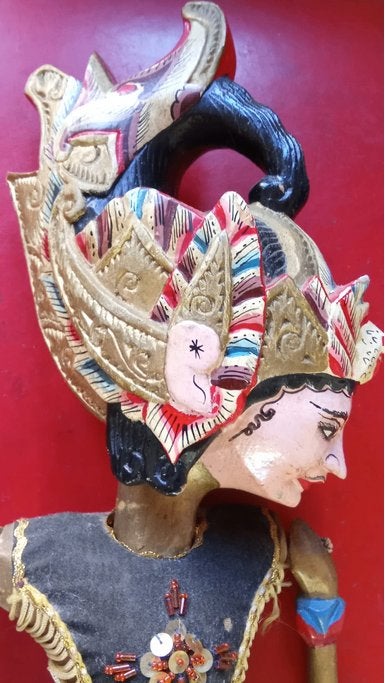 pop Wayang Golek 63 cm hoog, Ophalen of Verzenden