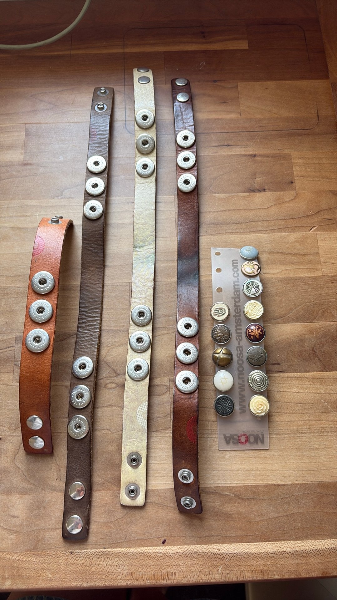 Noosa armbanden en chunks, Ophalen of Verzenden, Zo goed als nieuw, Overige kleuren, Leer