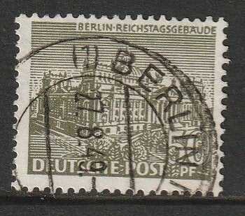 Berlijn 1949 53 Rijksdag 50p, Gest, Ophalen of Verzenden, Overige periodes