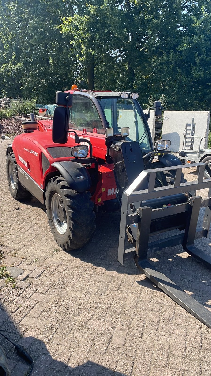 Manitou mlt 625-75, Ophalen, Verreiker