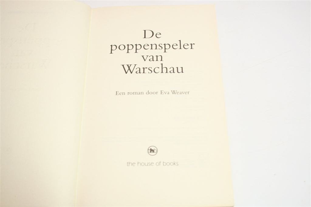 Poppenspeler van Warschau — Roman over Hoop in Getto WO2, Boeken, Ophalen of Verzenden, Tweede Wereldoorlog, Gelezen, Overige onderwerpen