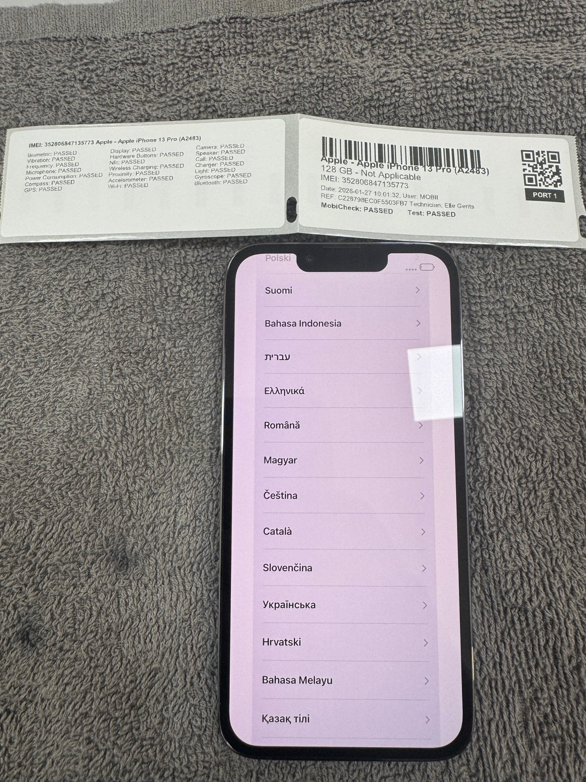 Iphone 13 pro 128GB, Telecommunicatie, Mobiele telefoons | Apple iPhone, Ophalen, Blauw, Mobii-, IPhone 13 Pro