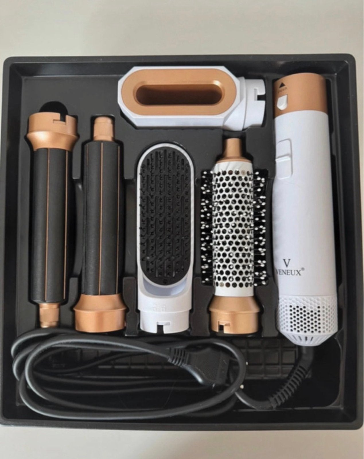 Veneux Hydro Airstyler 5-in-1 Multistyler, Ophalen of Verzenden, Nieuw, Haarverzorging