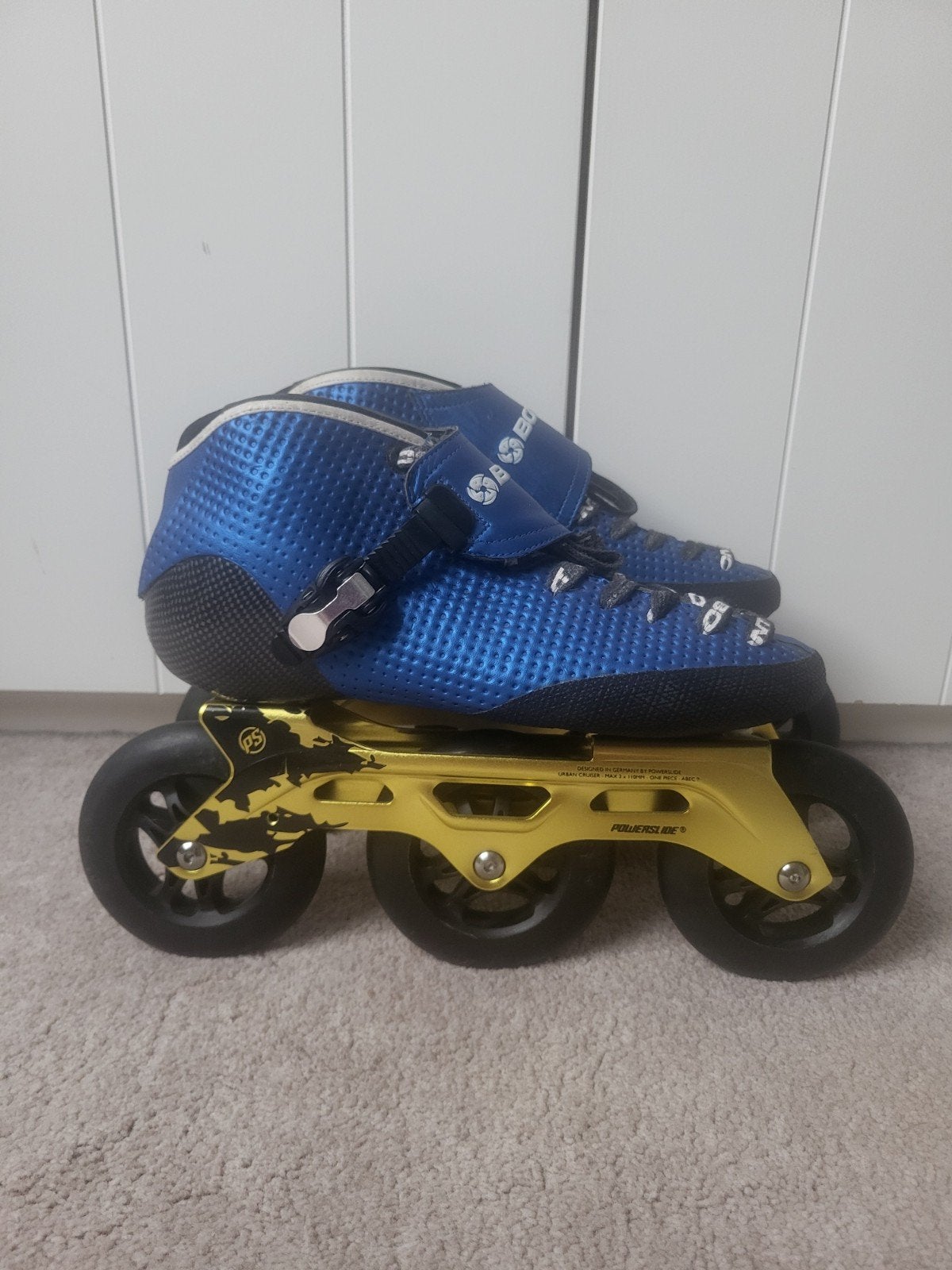 Bont skeelers met Powerslide onderstel 3x110 mm maat 41, Ophalen of Verzenden, Gebruikt, Powerslide