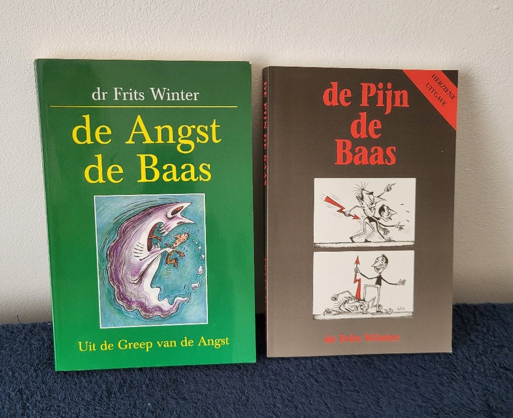 De pijn de baas + De angst de baas van Dr. Frits Winter, Verzenden, Zo goed als nieuw, Sociale psychologie