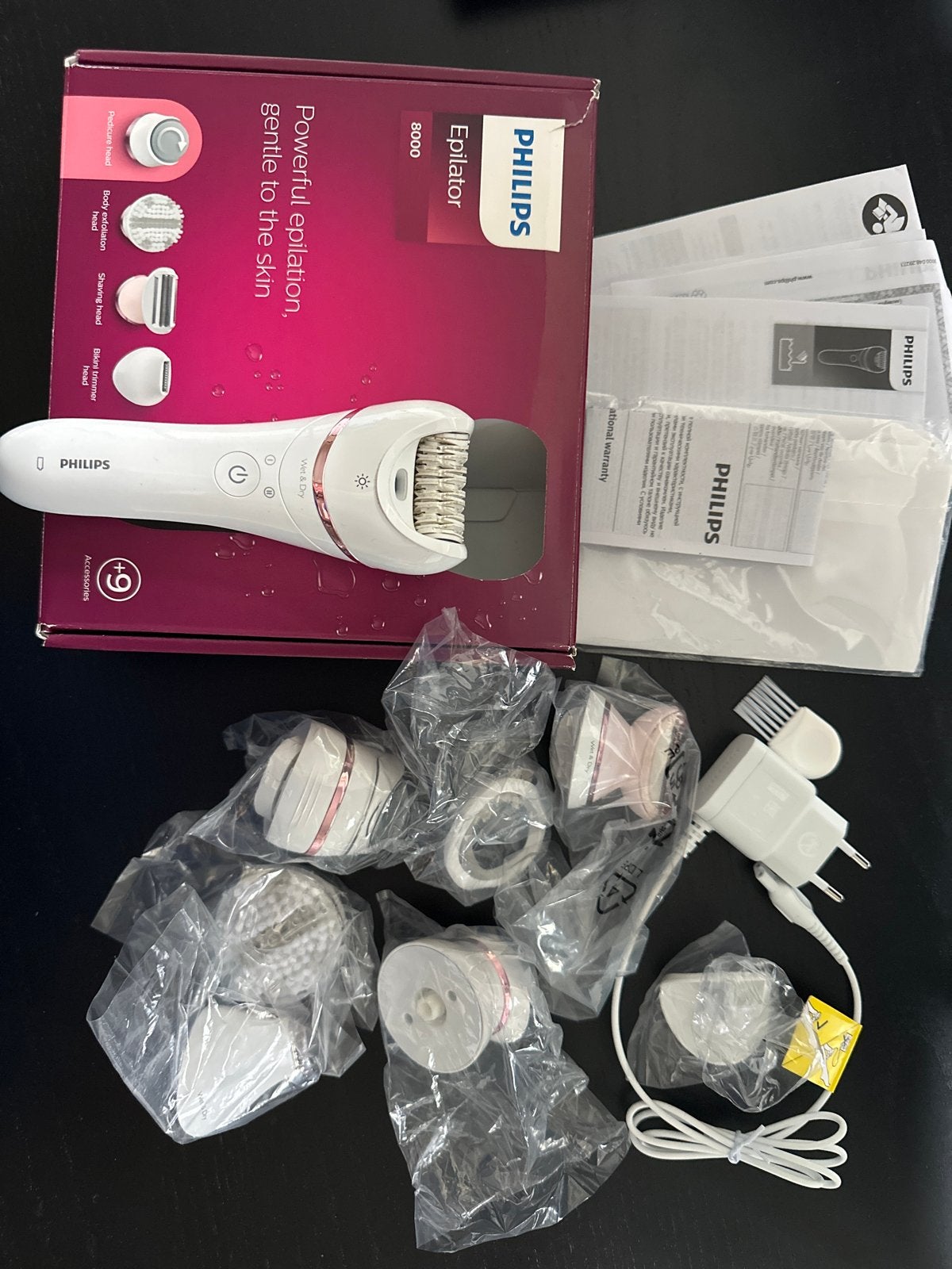Philips Epilator 8000 - pijnloze  epilatie, Ophalen of Verzenden, Zo goed als nieuw, Overige typen