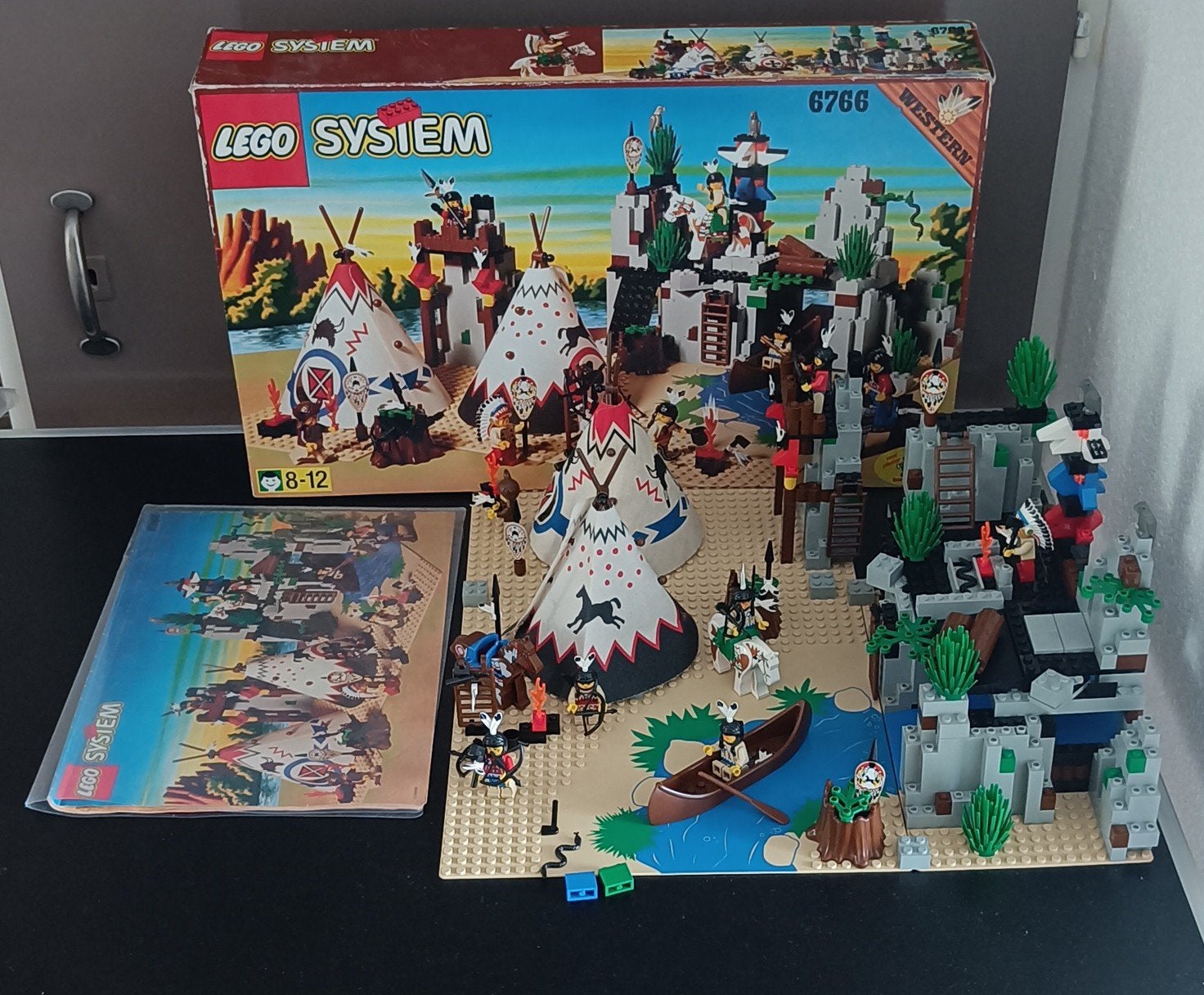 Lego 6766 indianen Rapid River Village, Kinderen en Baby's, Speelgoed | Duplo en Lego, Ophalen, Compleet, Gebruikt, Overige thema's