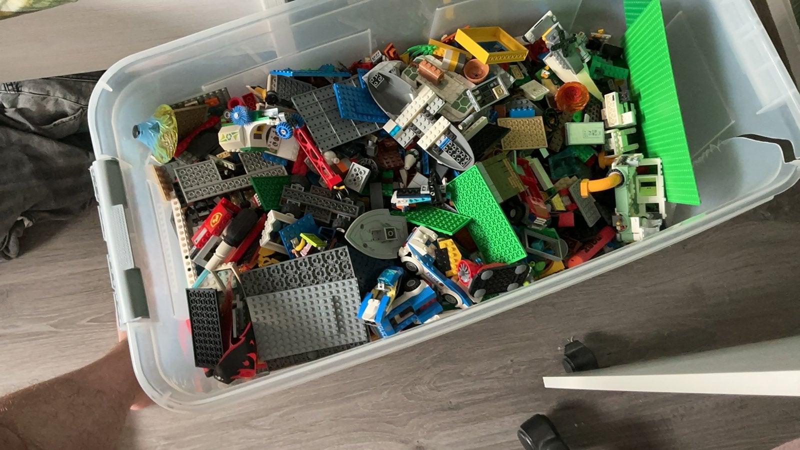 Supergrote bak met lego