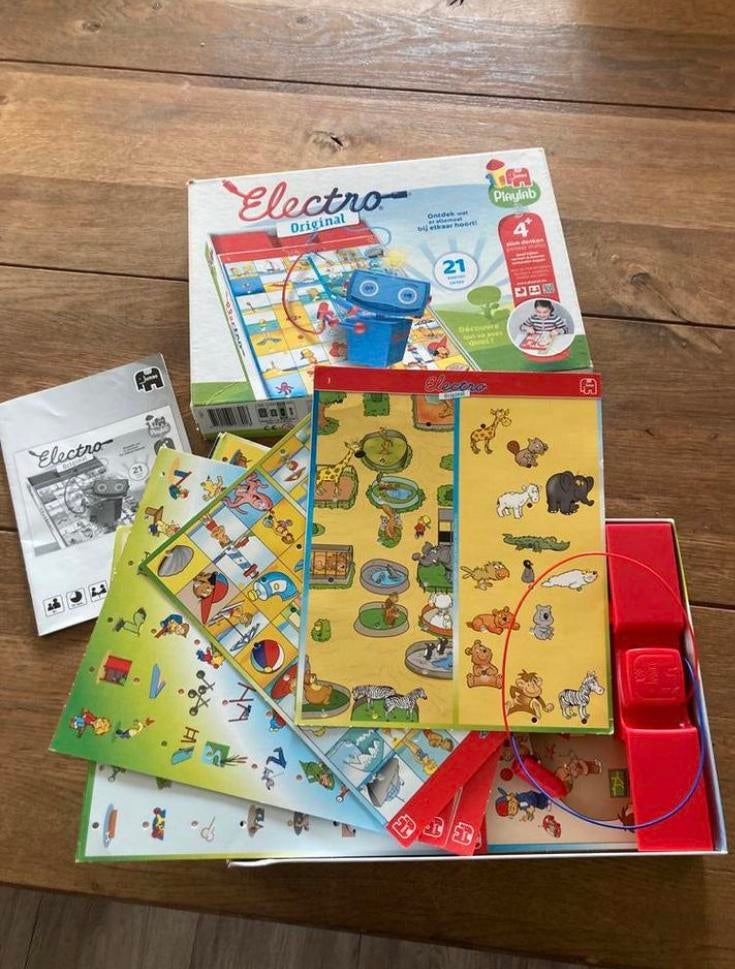 Electro original jumbo, Hobby en Vrije tijd, Gezelschapsspellen | Bordspellen, Zo goed als nieuw, Ophalen of Verzenden
