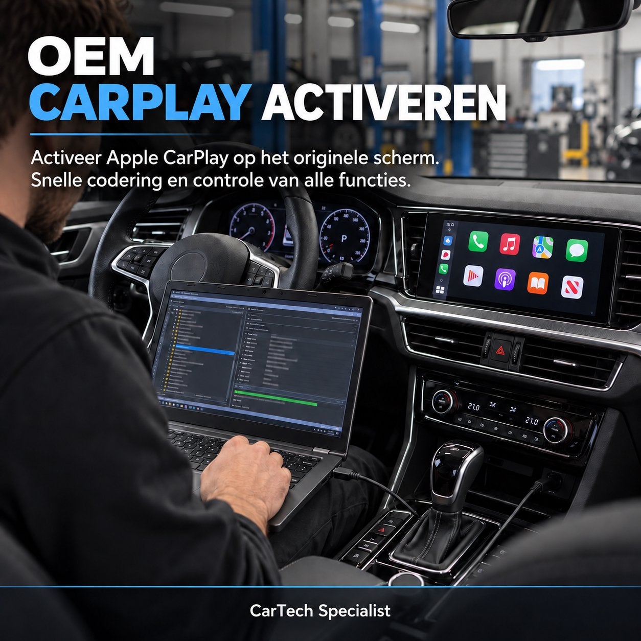 OEM Apple CarPlay Activeren | Origineel Scherm, Ophalen, Nieuw
