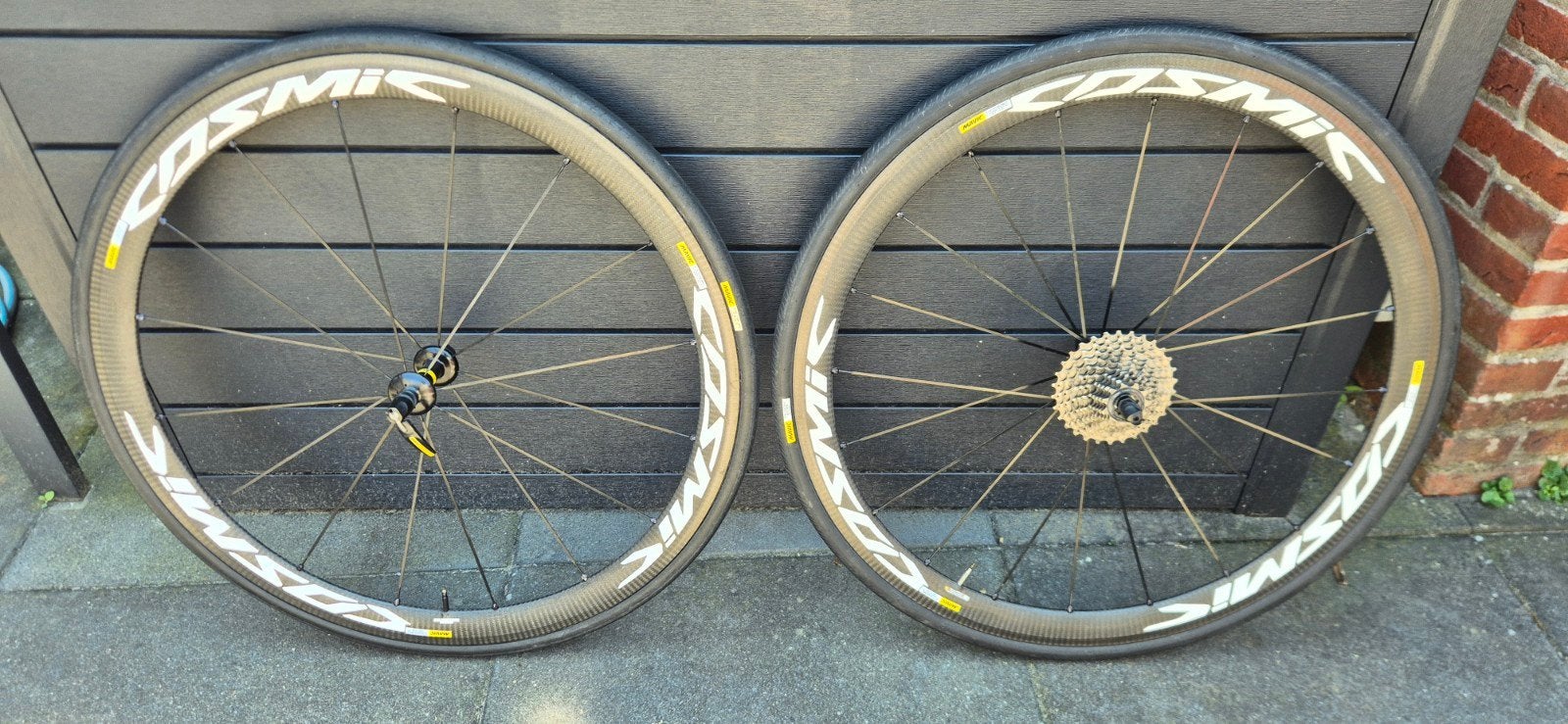 Mavic Cosmic Carbone 40 Elite Clincher Race Wielset, Fietsen en Brommers, Ophalen, Zo goed als nieuw, Mavic, Racefiets