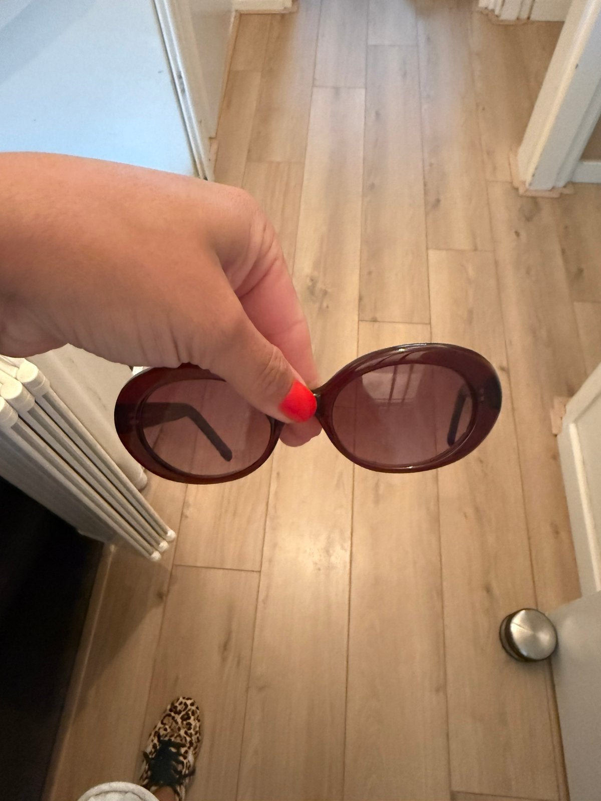 Zonnebril Burgundy Bera Project Lobster, Ophalen of Verzenden, Zo goed als nieuw, Ray-Ban