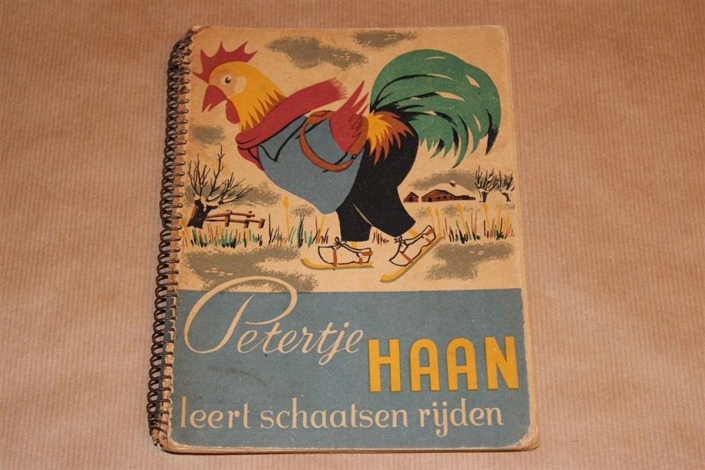 Prentenboek - Petertje Haan leert schaatsen rijden - 1950, Boeken, Ophalen of Verzenden, Zo goed als nieuw
