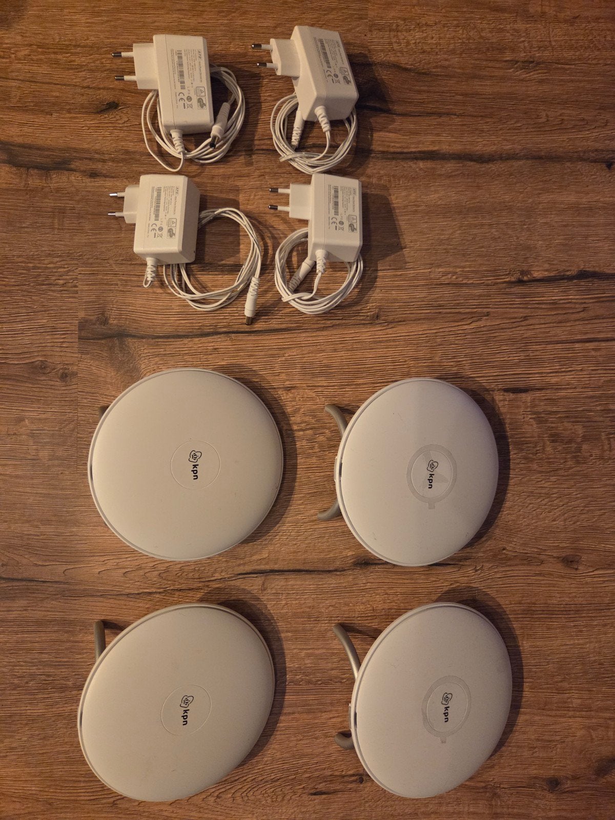KPN SuperWifi punten (4 stuks) met adapters, Ophalen of Verzenden, Gebruikt, KPN