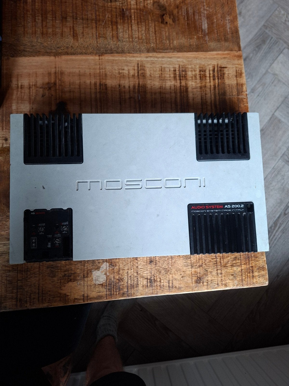 Mosconi Audio System AS 200.2 Versterker, Overige merken, Ophalen of Verzenden, 120 watt of meer, Gebruikt
