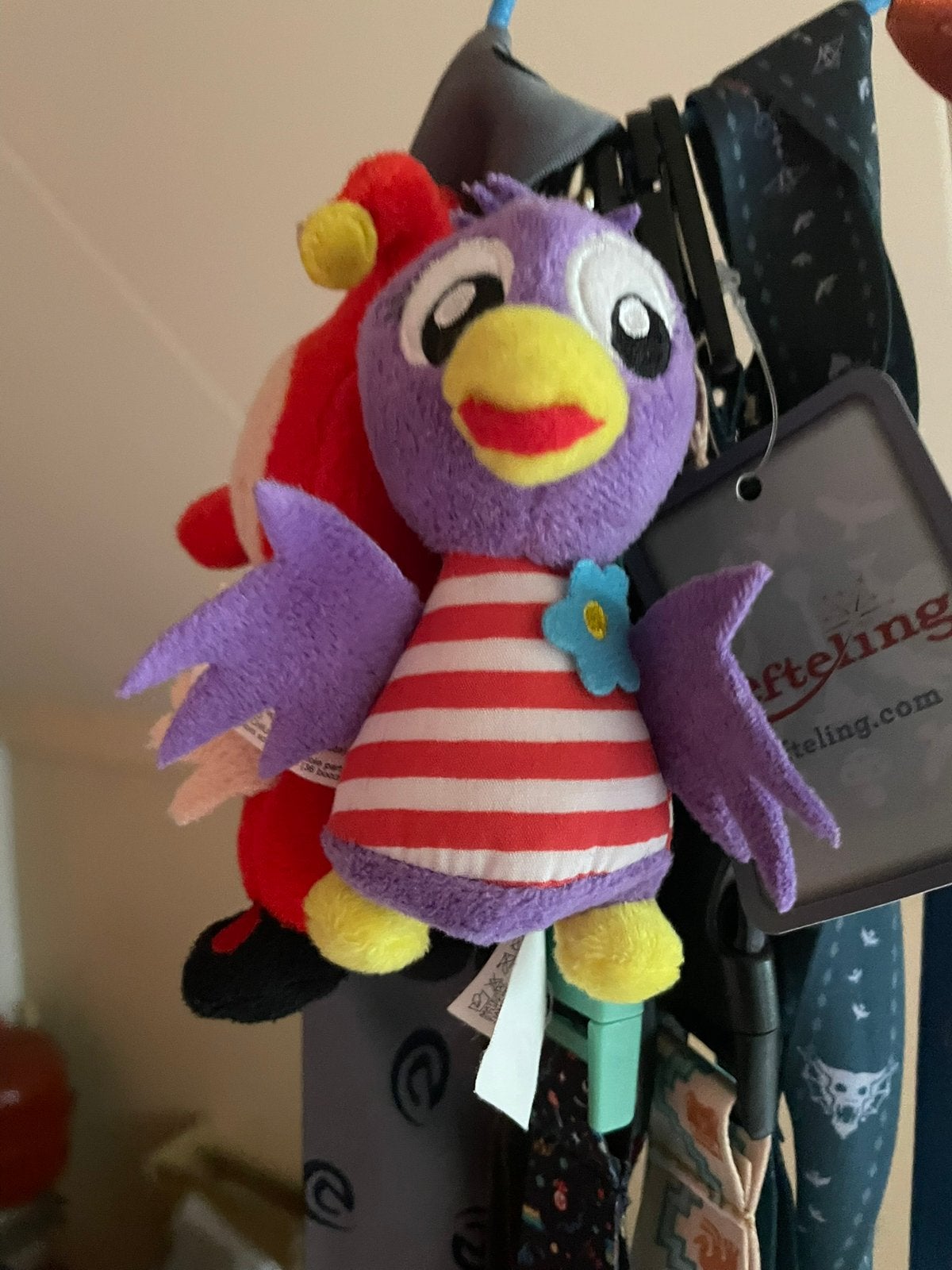 Efteling Jet sleutelhanger knuffel, Ophalen of Verzenden, Zo goed als nieuw, Overige typen