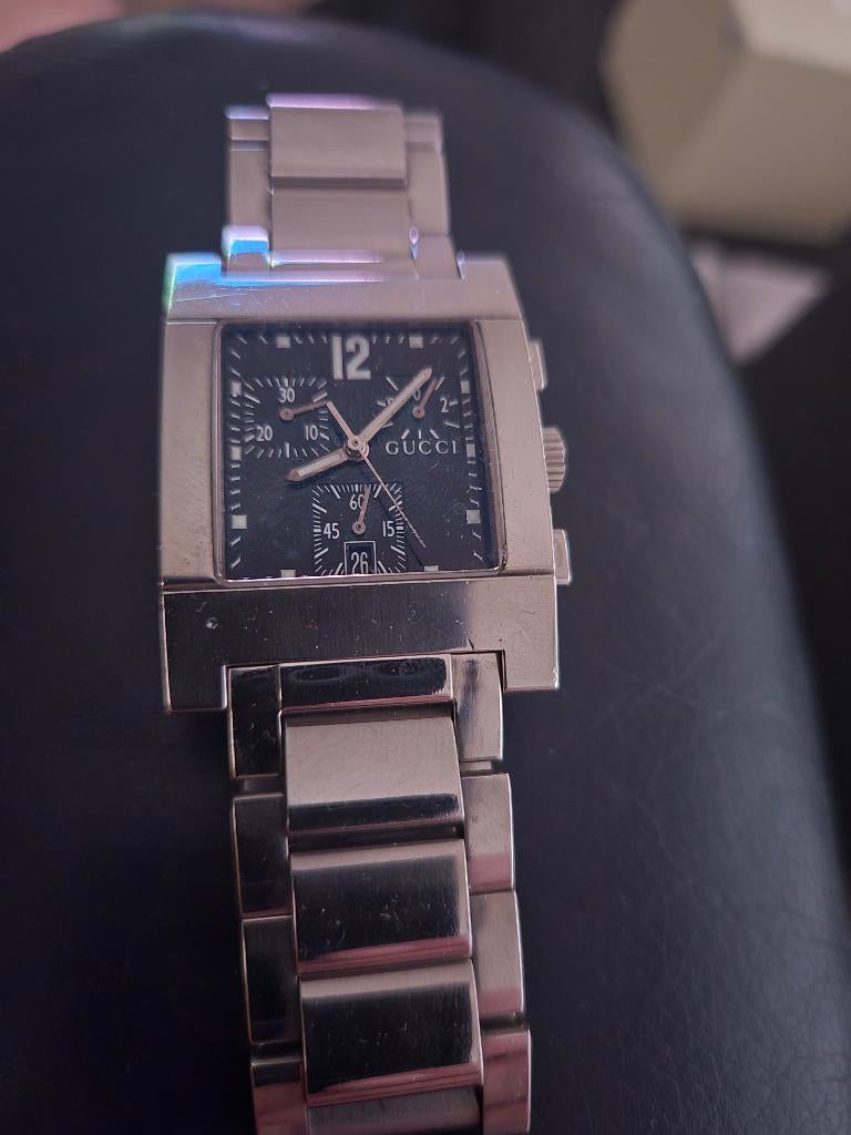 Gucci chronograaf, Overige merken, Staal, Staal, Verzenden