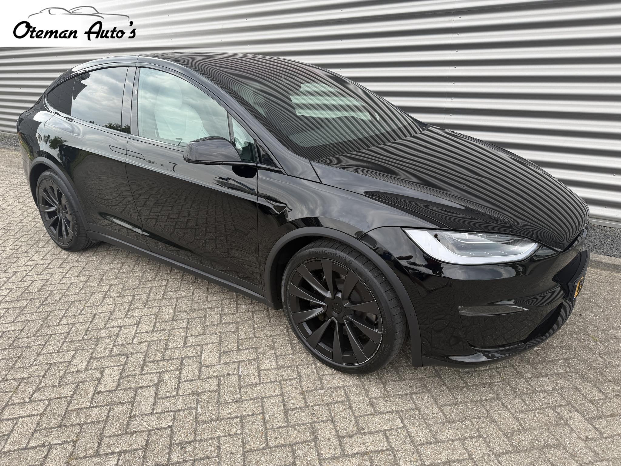 Tesla Model X Plaid AWD 6p. 100kWh 1020 PK incl BTW Yoke FSD, Auto's, Tesla, Automaat, Gebruikt, 100 kWh, Zwart