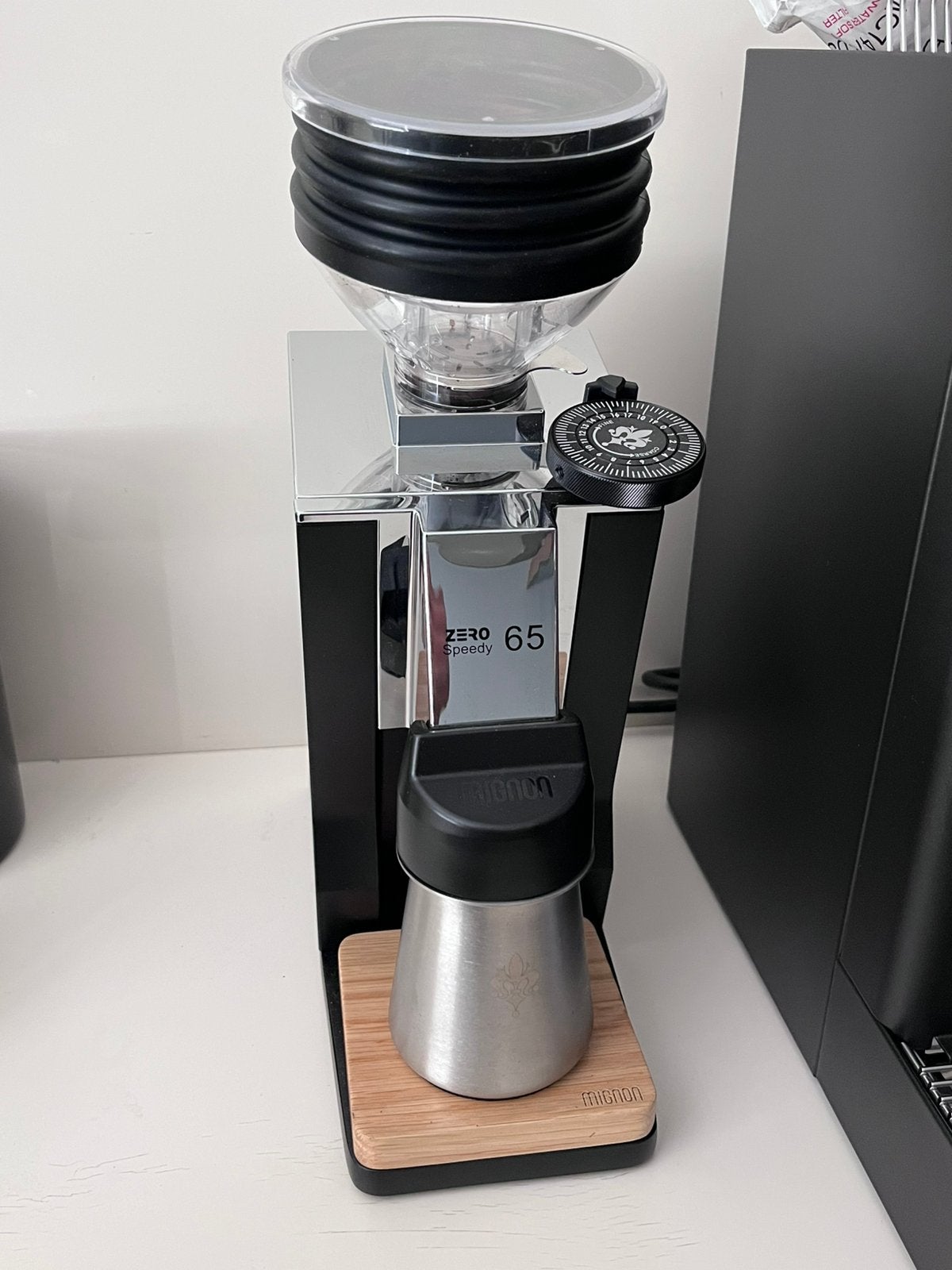 Eureka Mignon Zero 65 Speedy - single dose koffiemolen, Ophalen, Zo goed als nieuw, Espresso apparaat