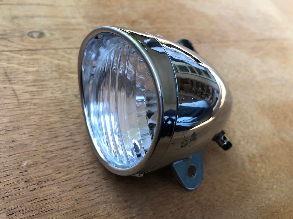 Zeer mooie IKU koplamp met schakelaar (3 standen), Dynamo, Waterbestendig, Voorlicht, Ophalen of Verzenden