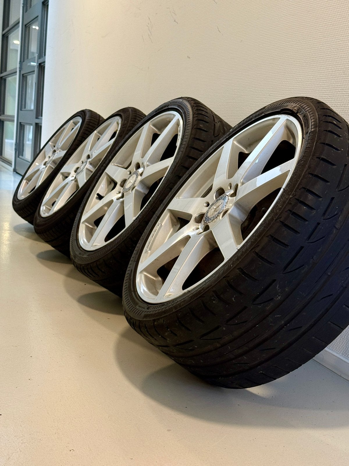 18 inch AMG breedset 8j 8.5j  5x100, Ophalen, Zo goed als nieuw
