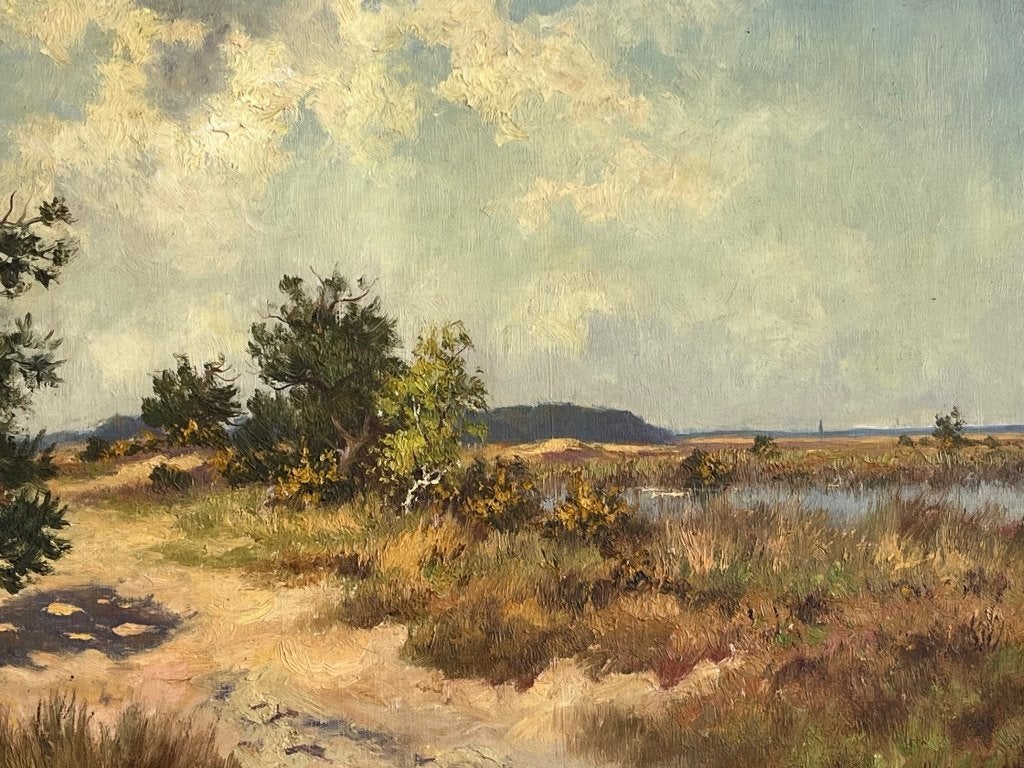 Henk Poeder sr, 's zomerse dag bij een ven, Ophalen