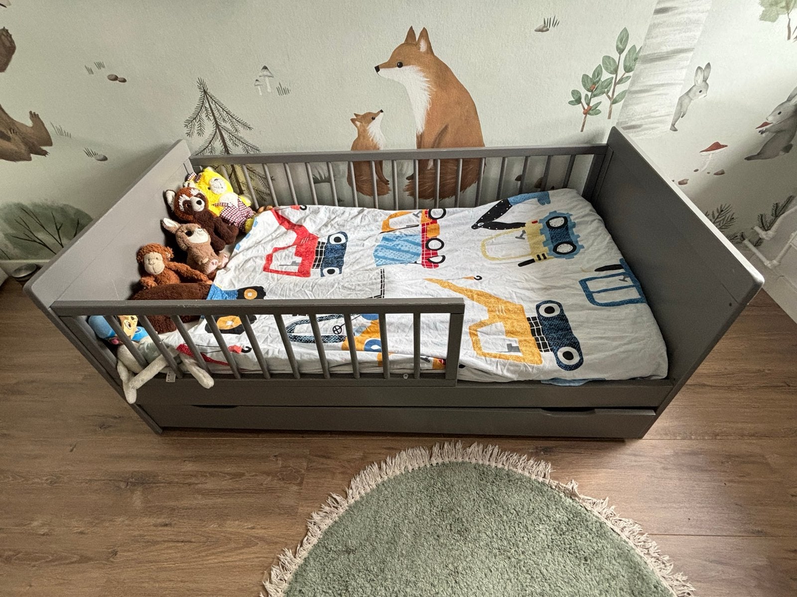 Peuterbed Petite Amélie met lade en matras, Kinderen en Baby's, Ophalen, Gebruikt, 70 tot 85 cm, 140 tot 160 cm