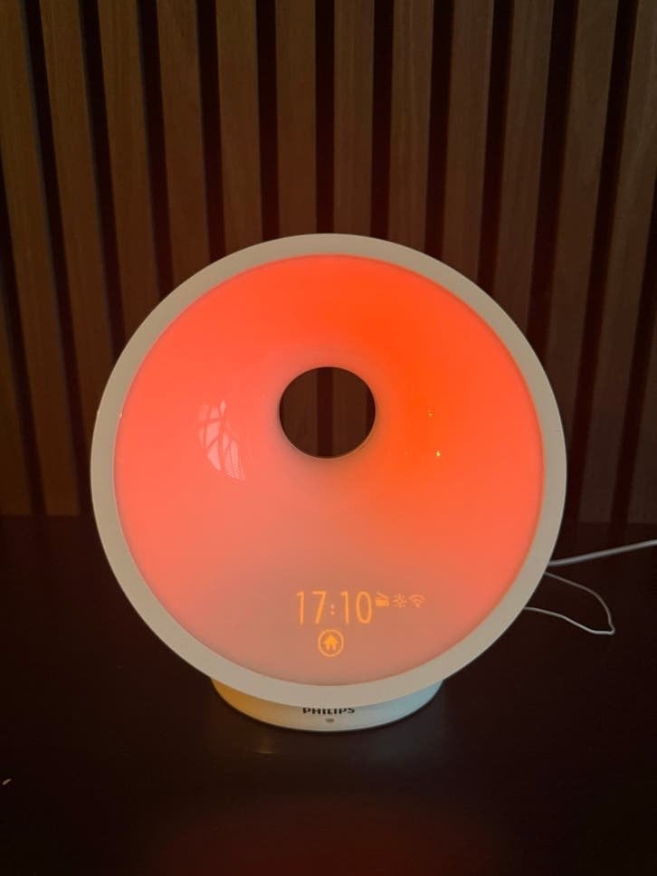 Philips Wake-up Light HF3671, Ophalen of Verzenden, Gebruikt, Digitaal