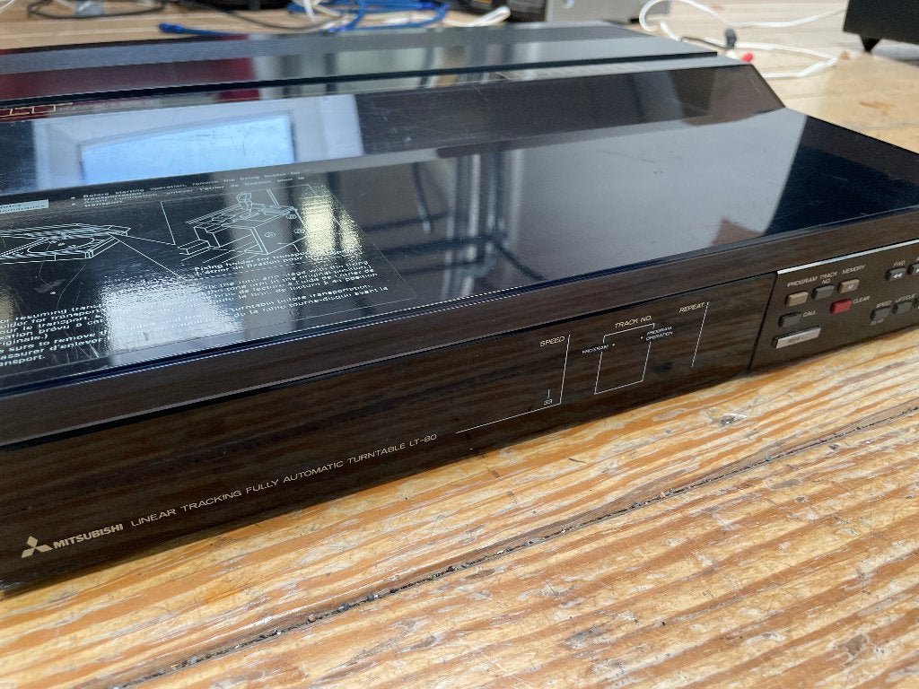 Mitsubishi LT-80 | Lineair Tracking, Audio, Tv en Foto, Platenspelers, Ophalen of Verzenden, Gebruikt, Platenspeler, Thorens