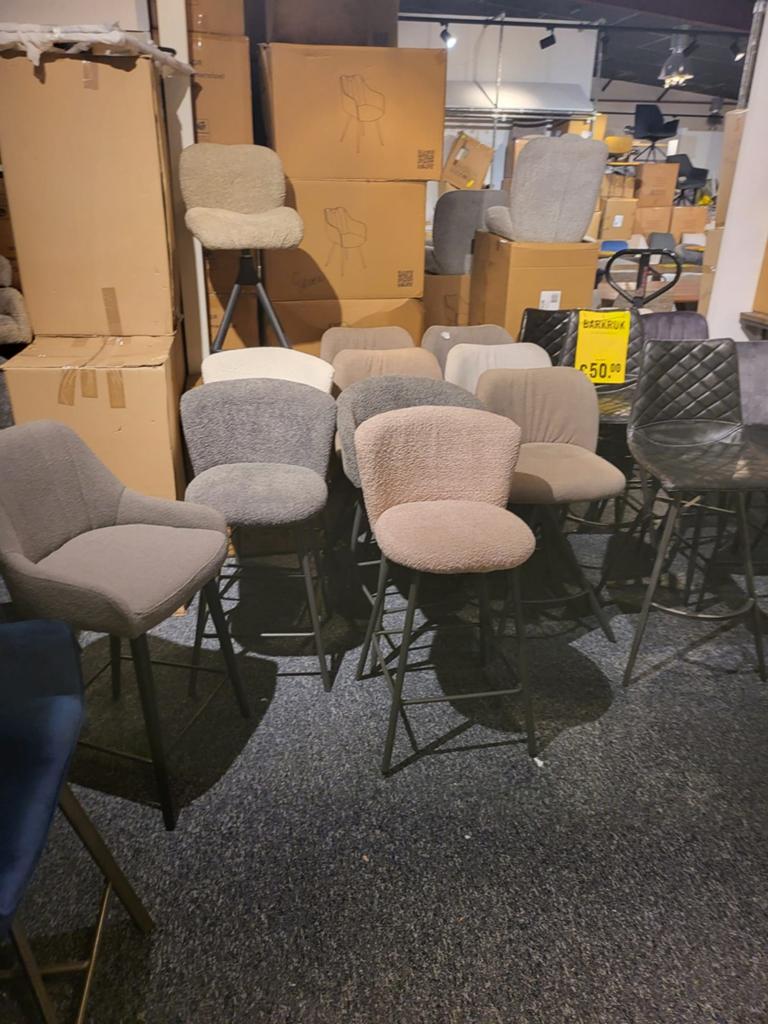 Barkrukken nu 50€ - Opkoop partij, Leer, Met voetsteun, 60 tot 90 cm, Ophalen of Verzenden