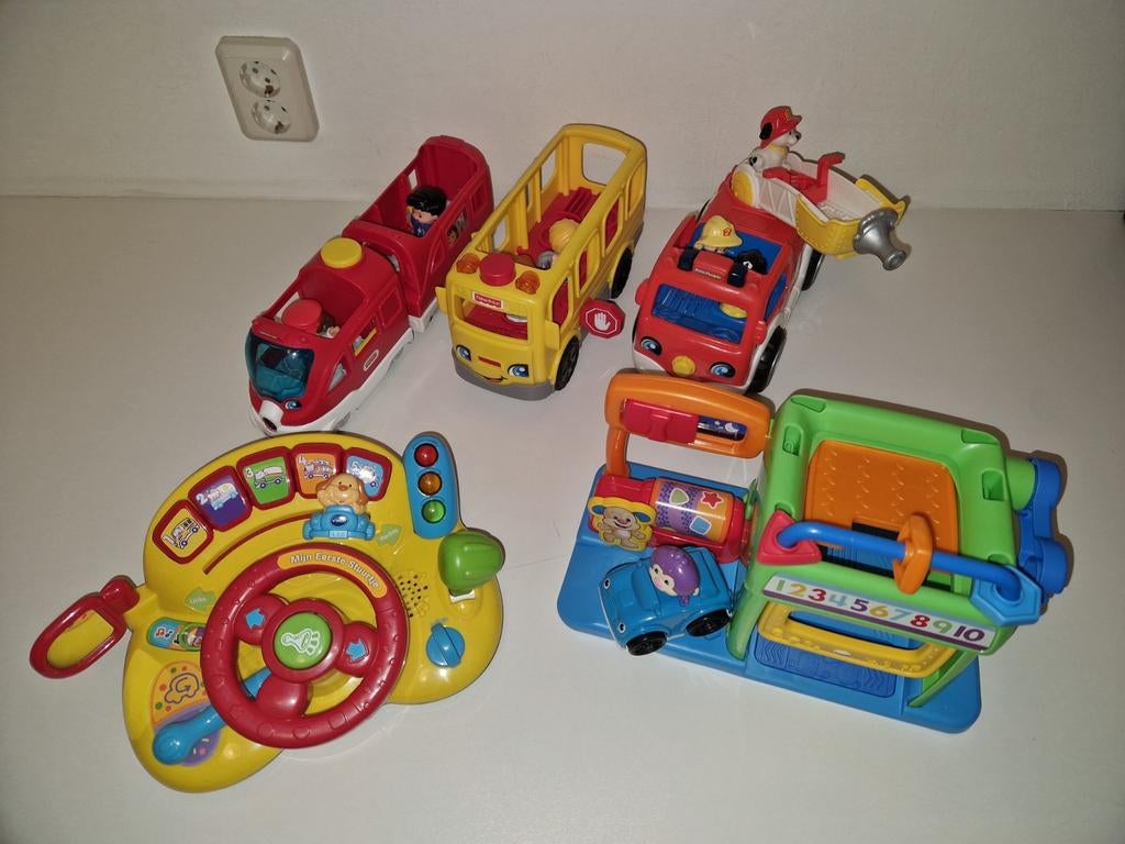 Grote Fisher-Price & VTech speelgoedset met licht en geluid, Ophalen of Verzenden, Zo goed als nieuw, Speelset, Met licht