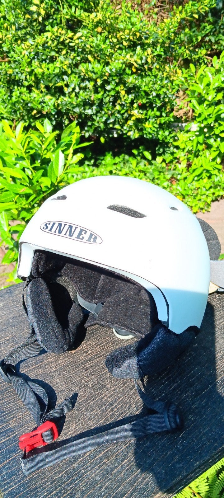 Skihelm met bril - Sinner - Maat M (57-58), Overige merken, Gebruikt, Overige typen, Ophalen of Verzenden
