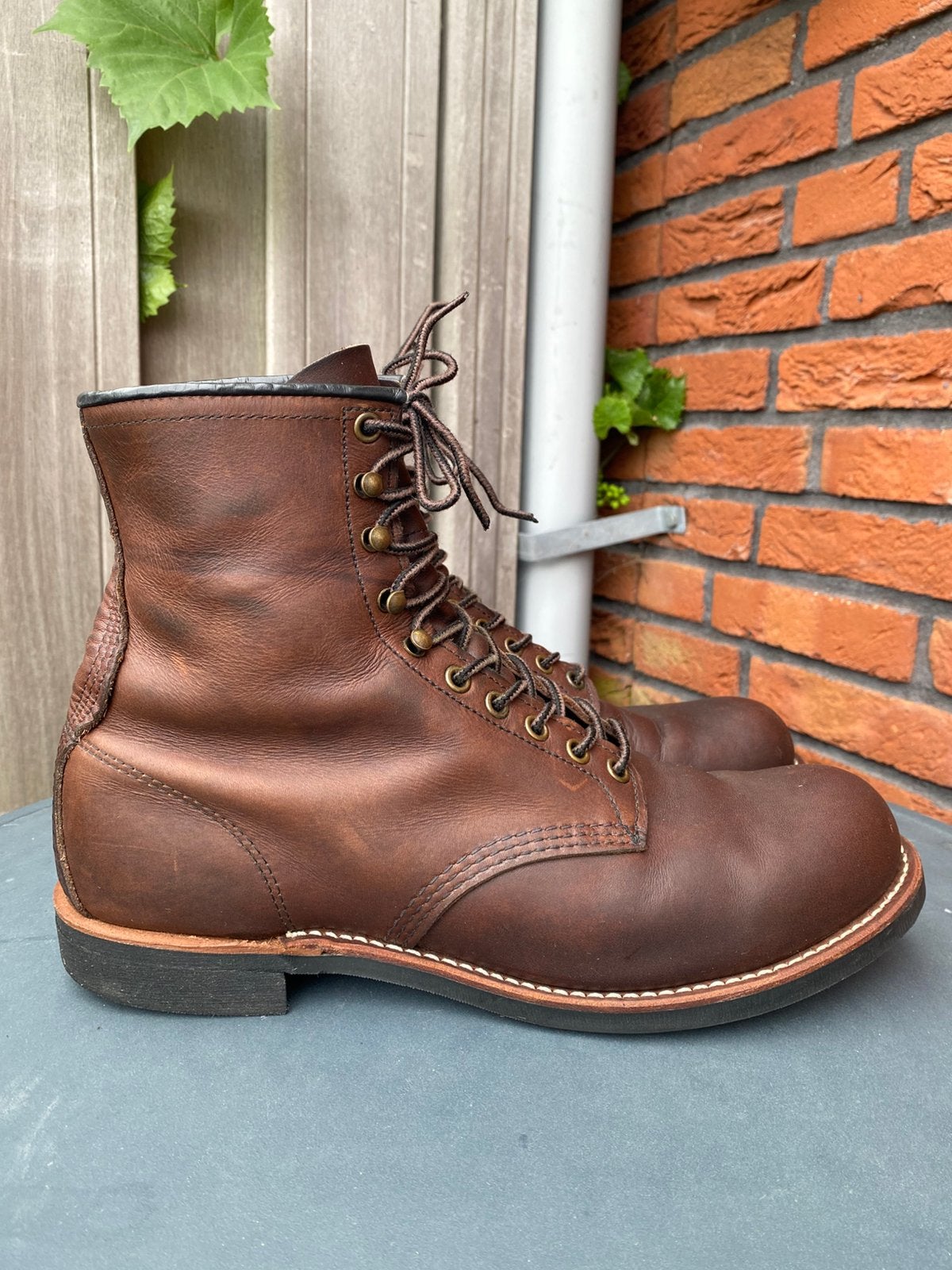 Red Wing 2943 Harvester Amber Harness US10,5D/43,5, Bruin, Boots, Ophalen of Verzenden, Zo goed als nieuw
