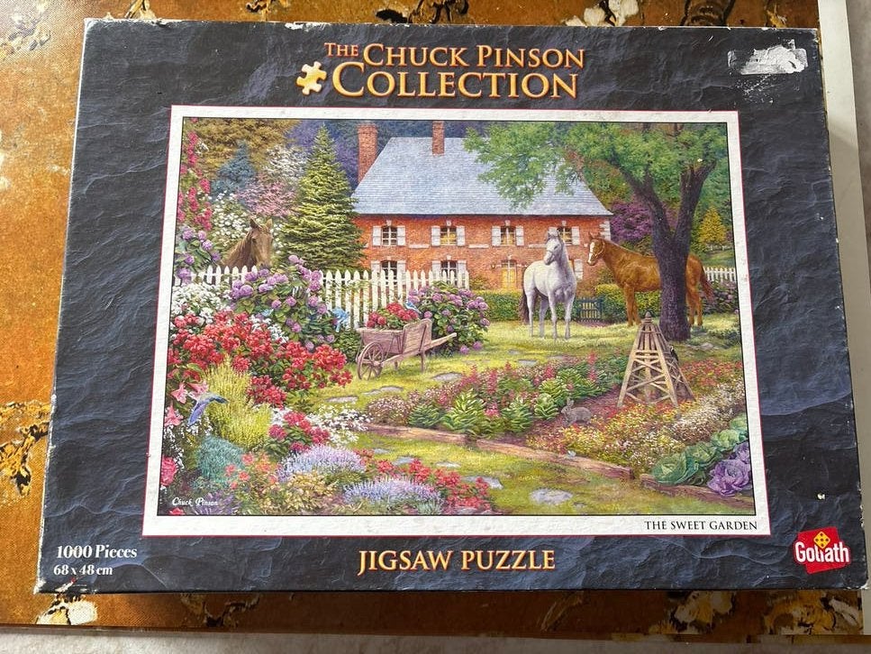Goliath Jigsaw Puzzle - The Chuck Pinson Collection, Ophalen, 500 t/m 1500 stukjes, Gebruikt, Legpuzzel