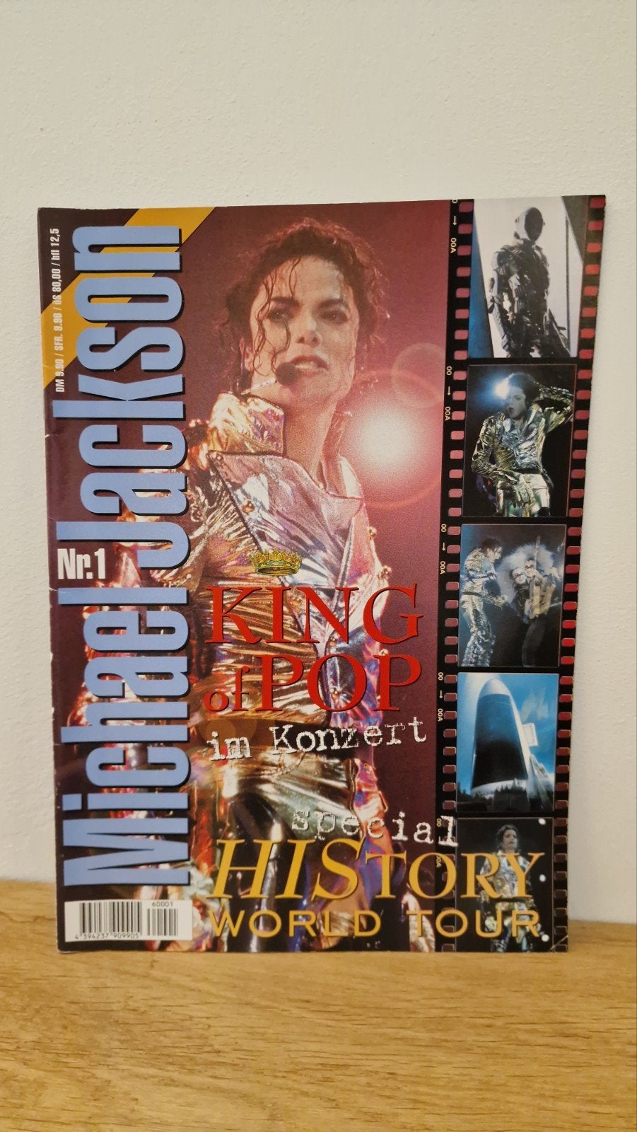 Michael Jackson HIStory World Tour Concert Magazine Nr. 1, Verzamelen, Muziek, Artiesten en Beroemdheden, Verzenden