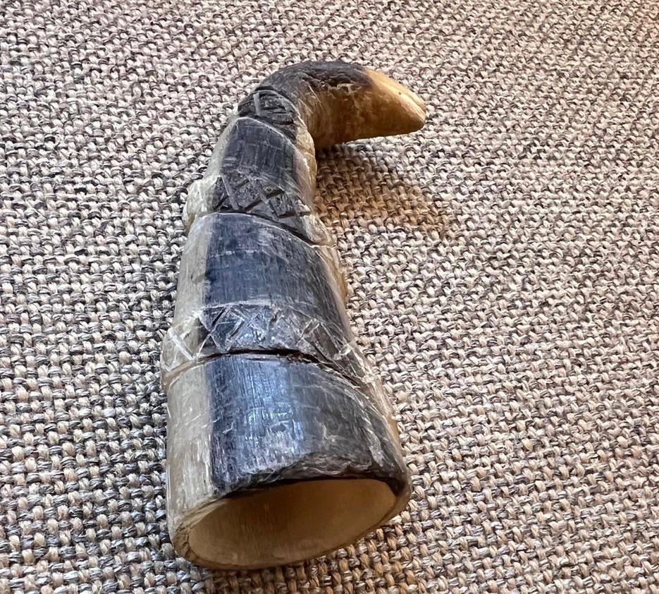 Viking drinkbeker van hoorn, Antiek en Kunst, Ophalen of Verzenden