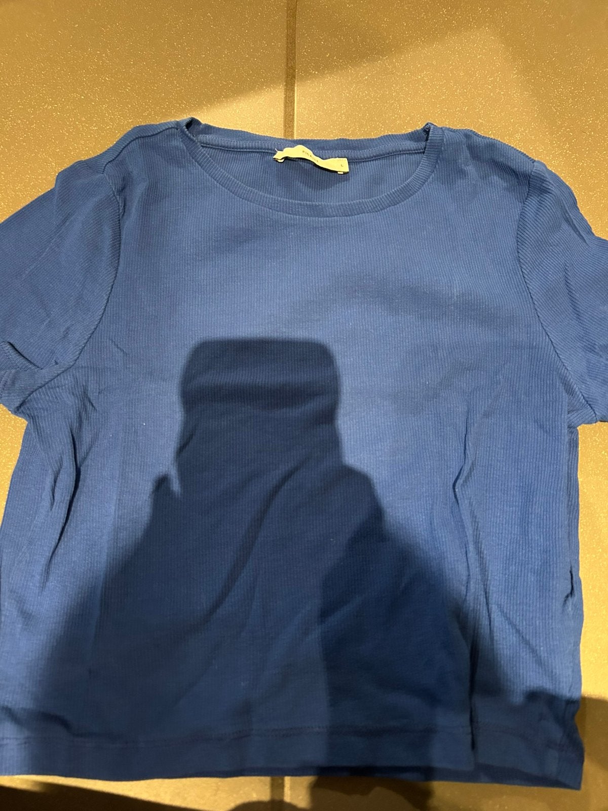 Crop top, Blauw, Maat 42/44 (L), Ophalen of Verzenden, Korte mouw