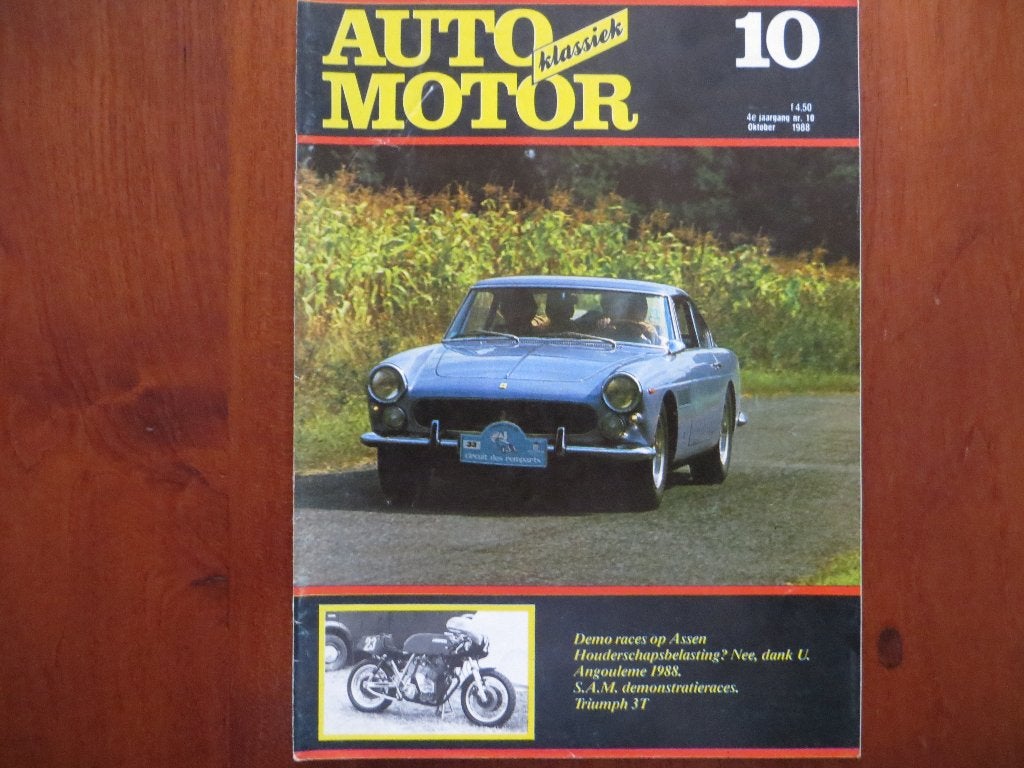 Auto Motor Klassiek 10 1988 Triumph 3T, Honda CB 500 Four, Ophalen of Verzenden, Nieuw, Overige merken