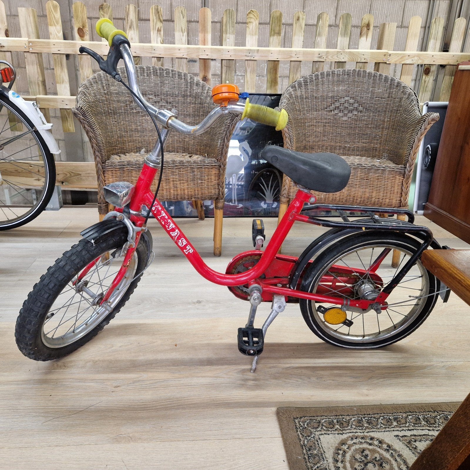 Kinderfiets rood, Ophalen, Gebruikt, ., Minder dan 16 inch