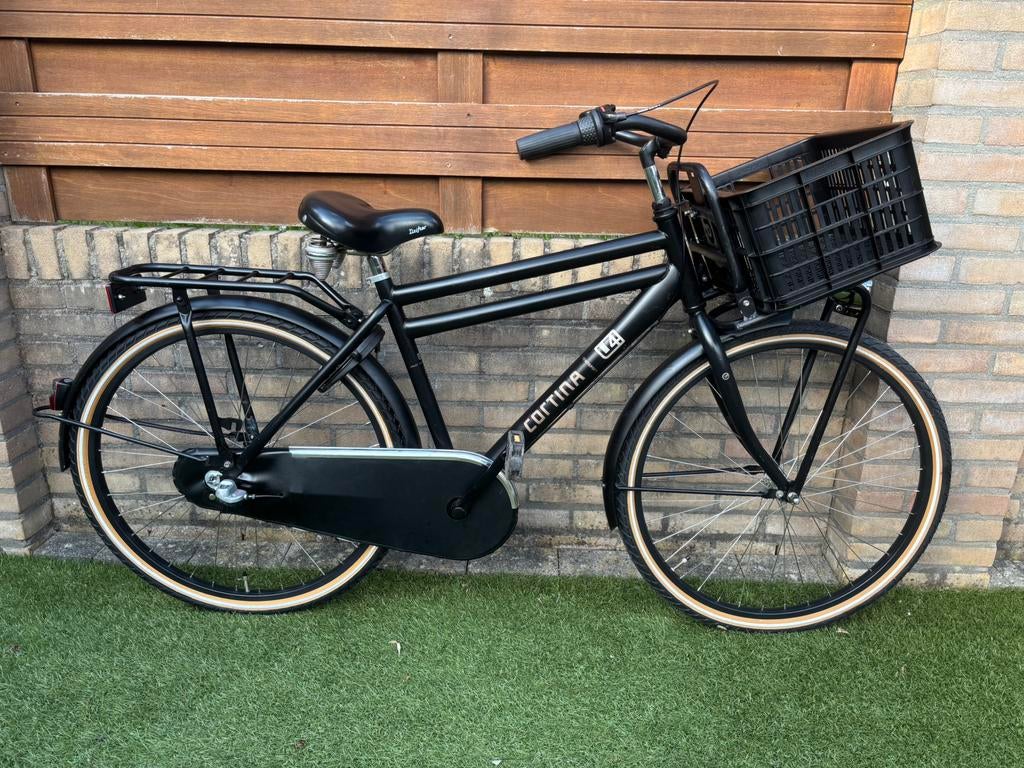 Cortina 26 inch Jet Black matt zwart mat frame maat 47, Fietsen en Brommers, Ophalen, Zo goed als nieuw, 26 inch of meer, Versnellingen