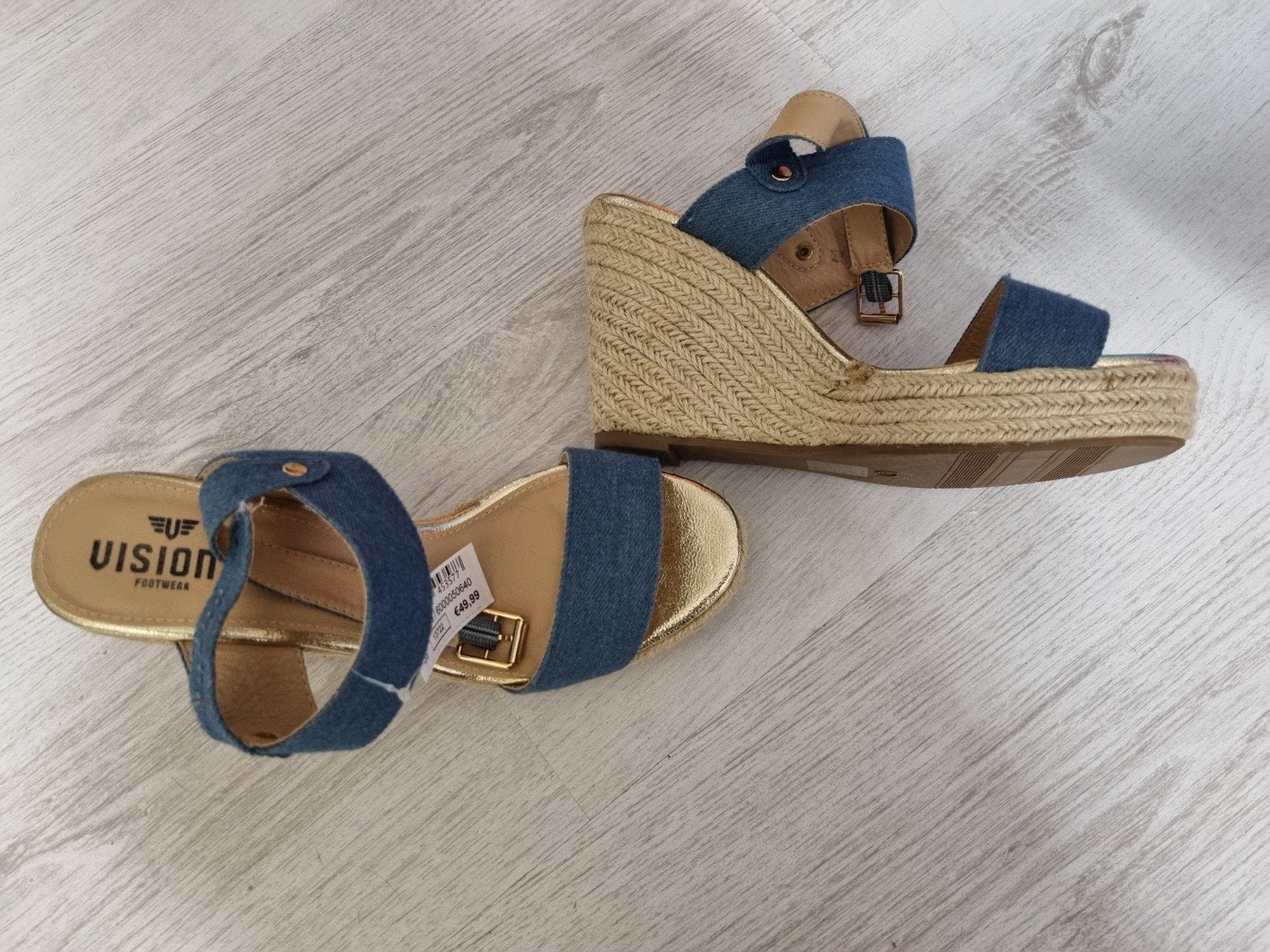 Espadrilles / sleehak/ sandalen maat 39 nieuw, Ophalen of Verzenden, Nieuw, Espadrilles of Moccasins
