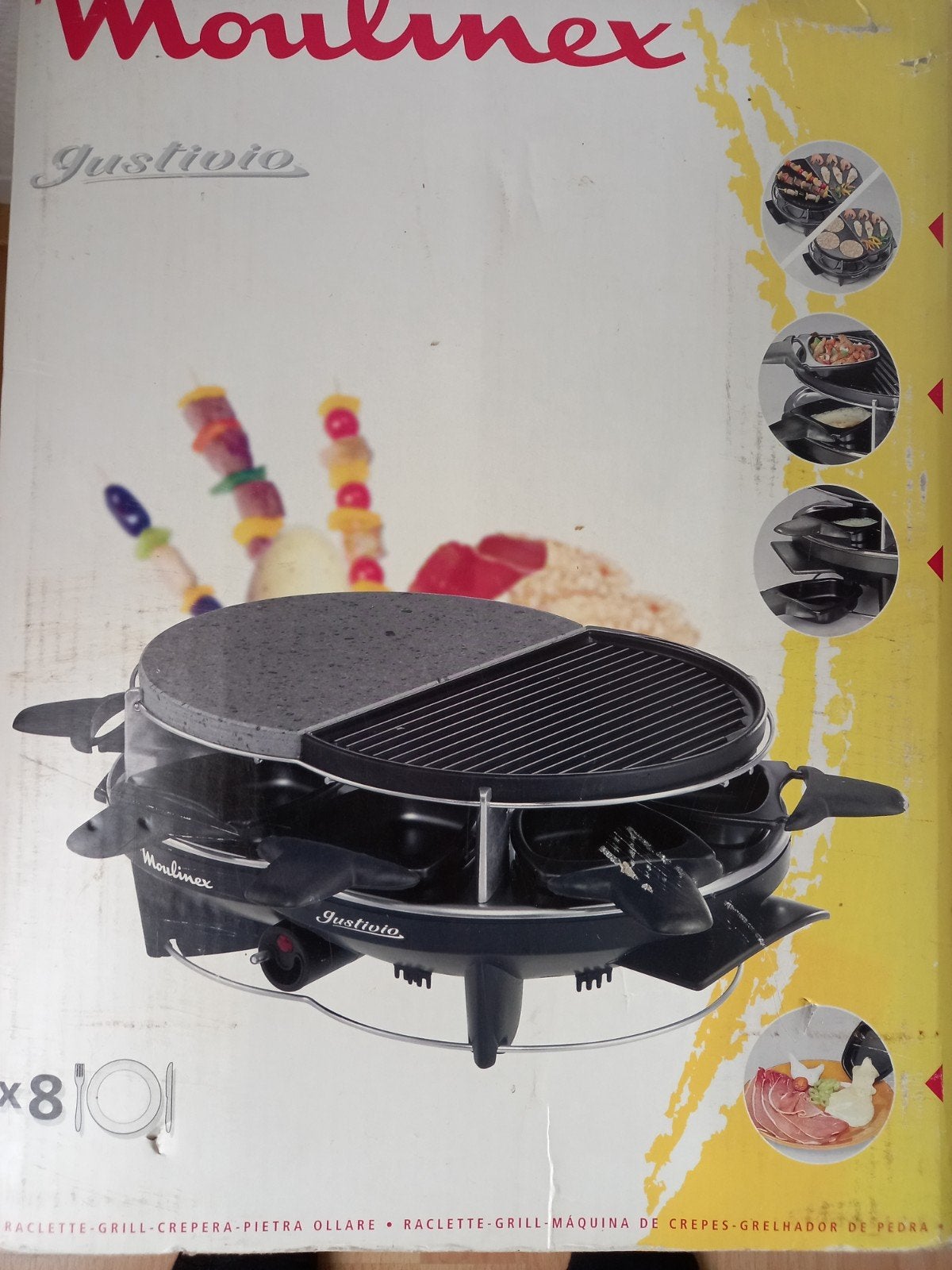 Moulinex Gustivio, Ophalen of Verzenden, Gebruikt, 4 t/m 7 personen