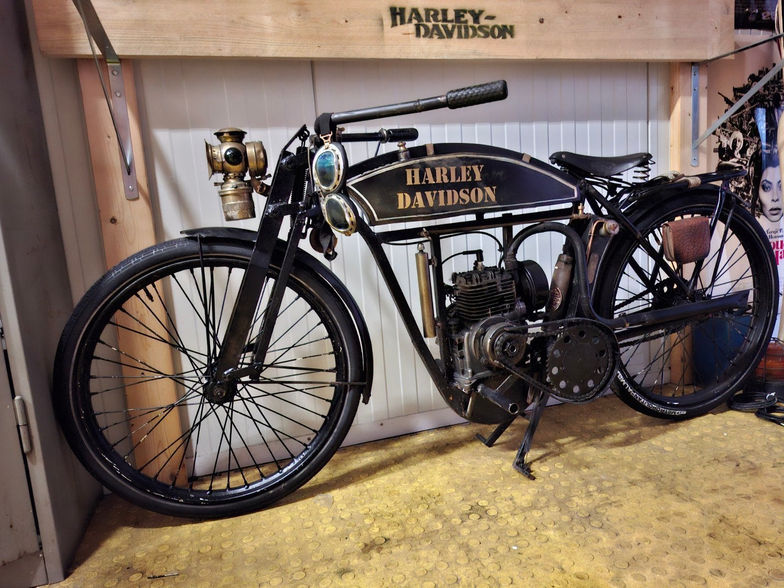 retro looks van een harley davidson, Ophalen, Huis en Inrichting