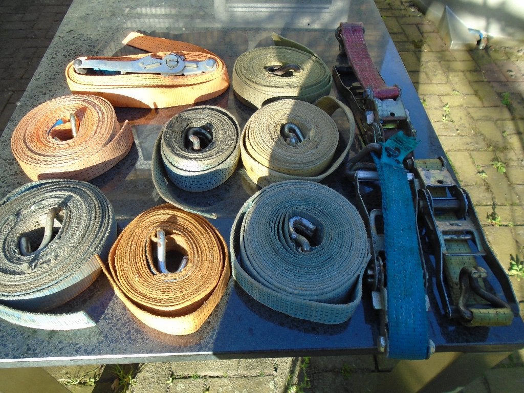 Sjorbanden, spanband, sjorband., Ophalen, Gebruikt